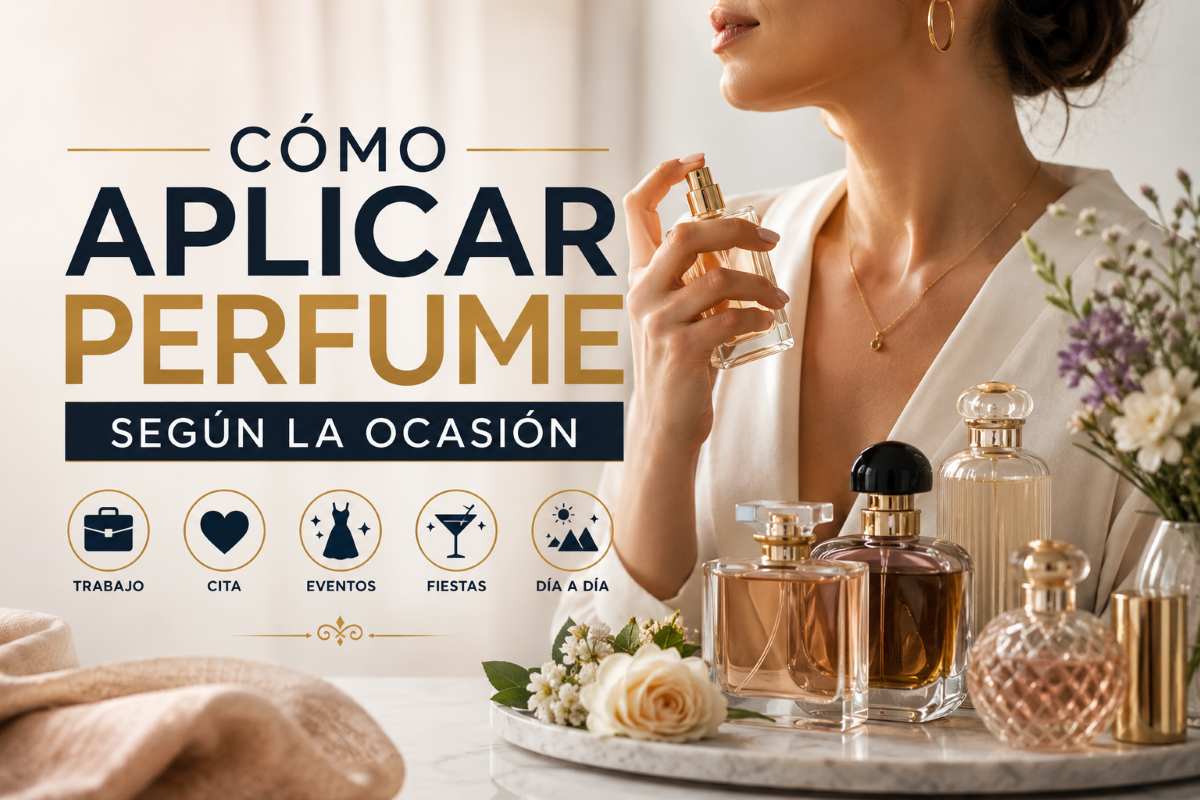Cómo aplicar perfume según la ocasión - Guía completa 2026