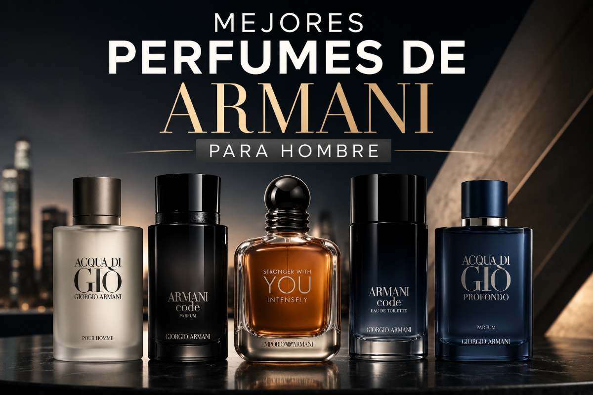 Mejores perfumes de Armani para hombre - Guía completa 2026