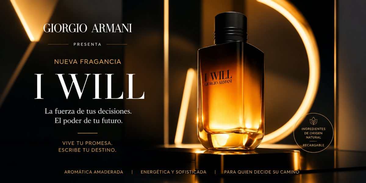 Giorgio Armani I WILL: La nueva identidad masculina de 2026