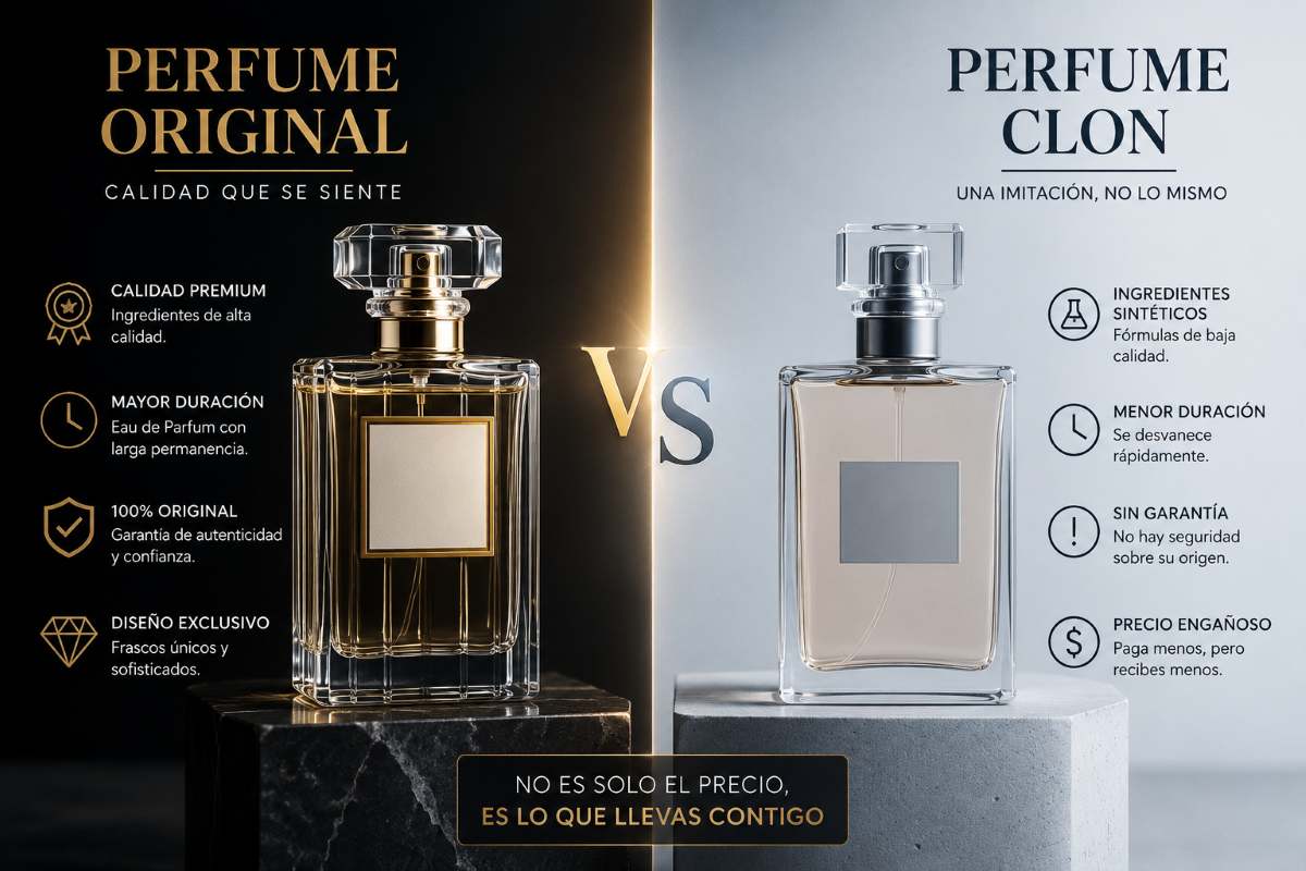 Perfume original vs clon: guía completa sobre cómo diferenciarlos