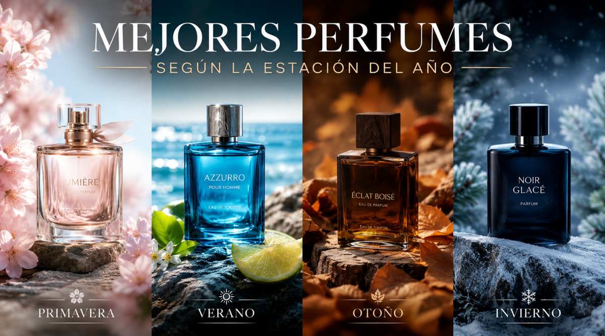 Los mejores perfumes según la estación del año - Guía orientativa