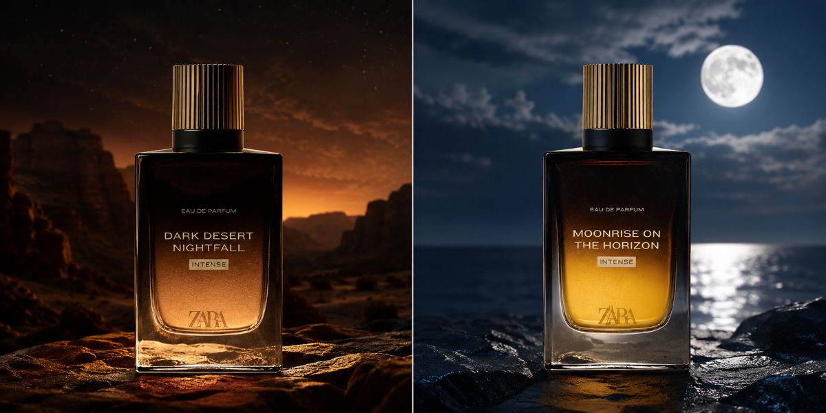 Zara lanza Dark Desert Nightfall Intense y Moonrise On The Horizon Intense