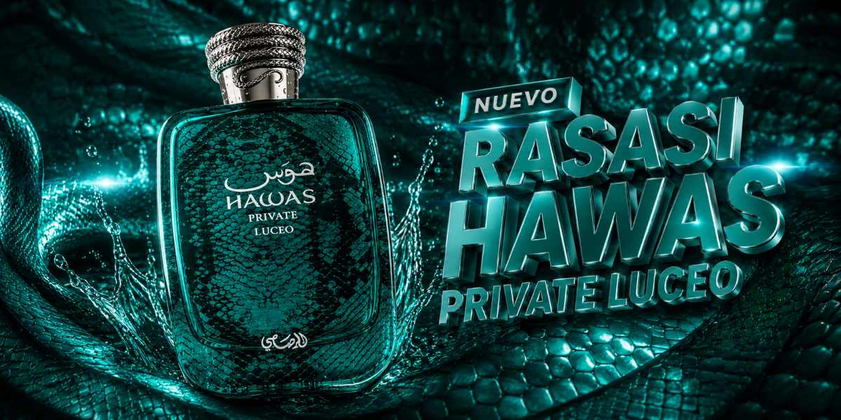 Hawas Private Luceo: El nuevo aromático de la línea privada de Rasasi 2026