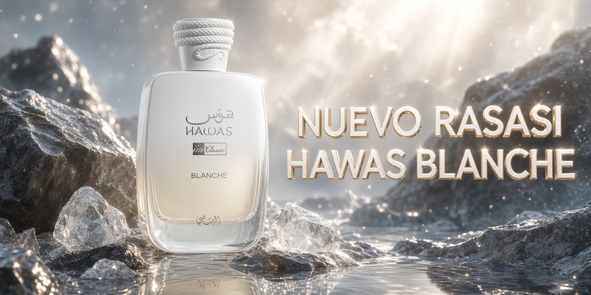 Hawas Blanche: la propuesta unisex de Rasasi que llega este otoño