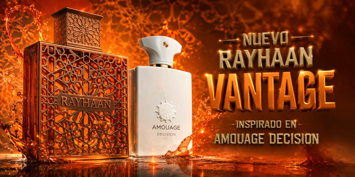 Rayhaan Vantage: El nuevo clon árabe de Amouage Decision